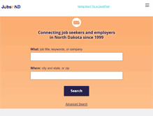 Tablet Screenshot of jobsinnd.com
